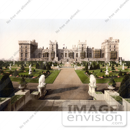 #21939 Stock Photography of Statues in the East Terrace Gardens of Windsor Castle, Berkshire, England by JVPD