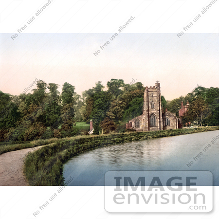 #22013 Stock Photography of the Church of St Chad in Lichfield Staffordshire England UK by JVPD