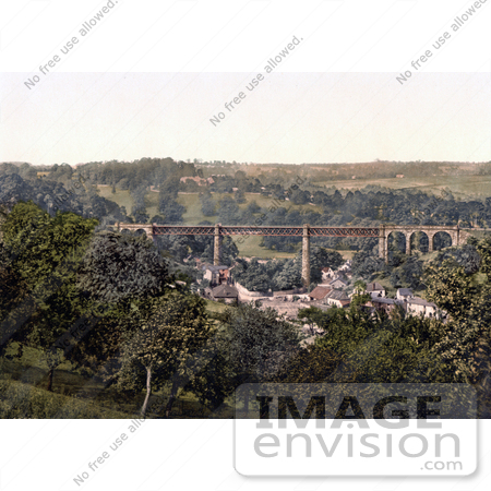 #22015 Stock Photography of the Lydbrook Viaduct Forest of Dean Gloucestershire England UK by JVPD