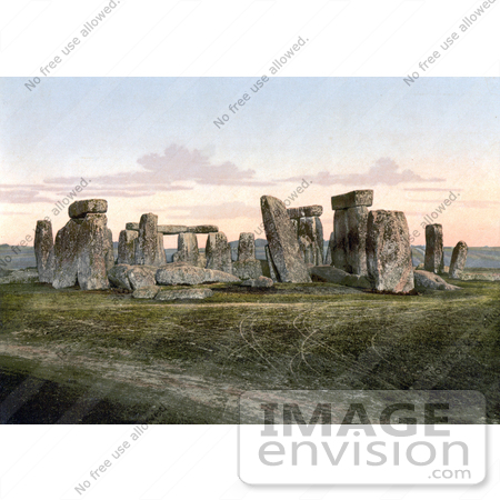 #22046 Stock Photography of Stonehenge in Wiltshire Salisbury England UK by JVPD