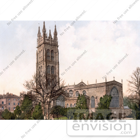 #22069 Stock Photography of the Parish Church of St Mary Magdalene in Taunton, Somerset, England, United Kingdom by JVPD