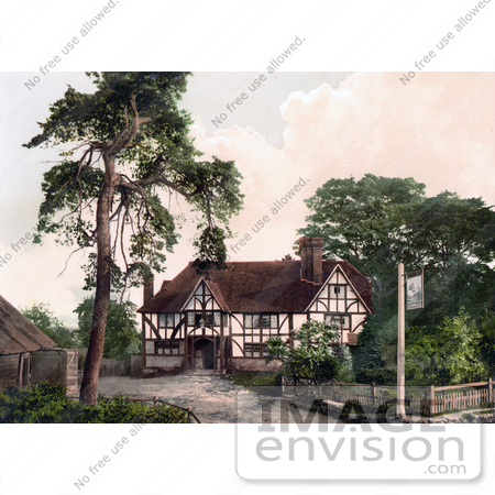 #22086 Stock Photography of the Historical Speldhurst Inn in Royal Tunbridge Wells in Kent England by JVPD