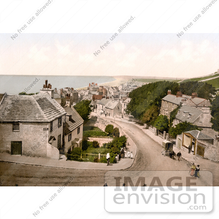 #22122 Historical Stock Photography of the Coastal Village of Portland, Isle of Portland, Dorset, England, United Kingdom by JVPD