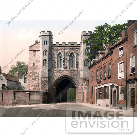 #22200 Historical Stock Photography of the Edgar Tower in Worcester Worcestershire West Midlands England by JVPD