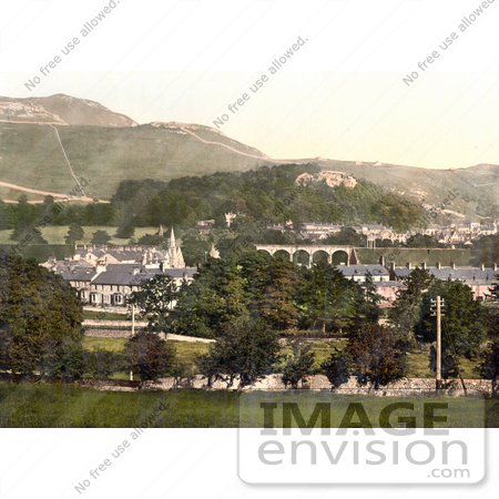 #22231 Historical Stock Photography of the Village of Settle Craven North Yorkshire England UK by JVPD