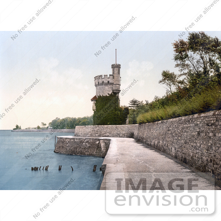#22239 Historical Stock Photography of the Appley Tower in Ryde Isle of Wight England UK by JVPD