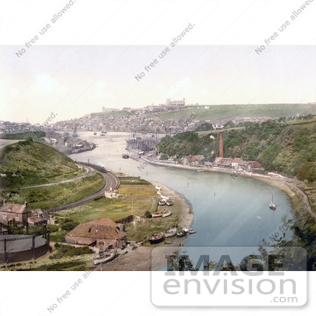 #22249 Historical Stock Photography of Whitby, North Yorkshire, England, United Kingdom by JVPD