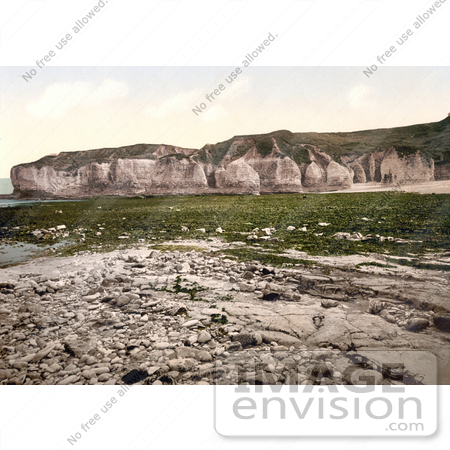 #22260 Historical Stock Photography of Silex Bay in Yorkshire England UK by JVPD