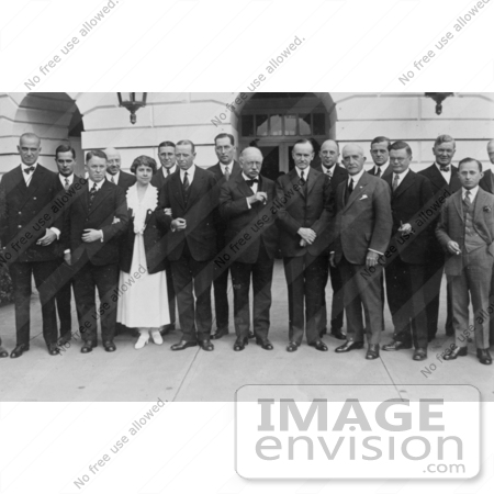 #2233 President and Mrs. Coolidge with Association of Advertising Men by JVPD