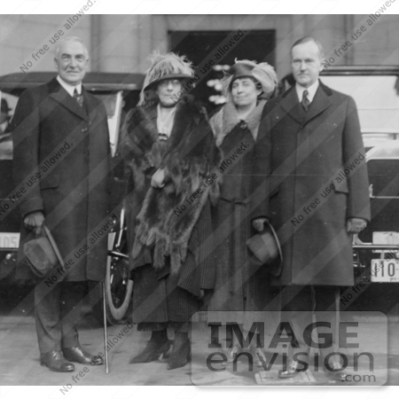 #2272 President and Mrs Coolidge With Vice President and Mrs Harding by JVPD