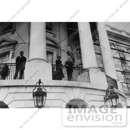 #2292 President and Mrs Coolidge on White House Balcony by JVPD
