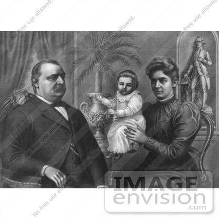 #2397 President Cleveland and Family by JVPD