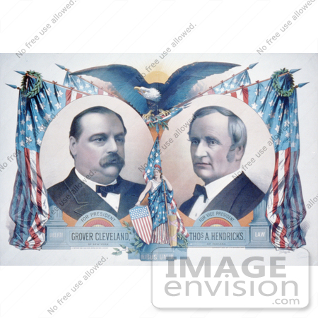 #2404 Grover Cleveland and Thomas A. Hendricks by JVPD
