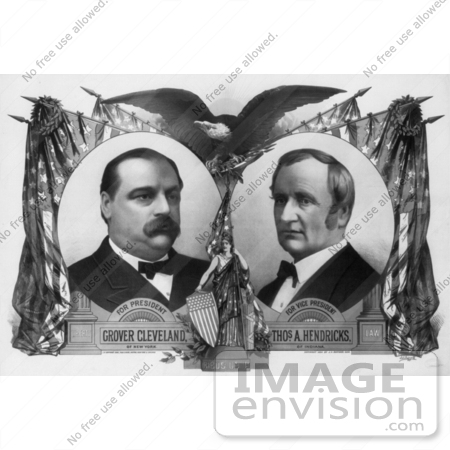 #2412 Grover Cleveland and Thomas A. Hendricks by JVPD