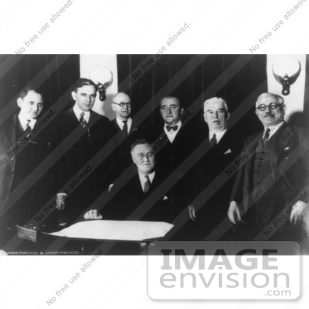 #2430 President Franklin Roosevelt and Cabinet Members by JVPD