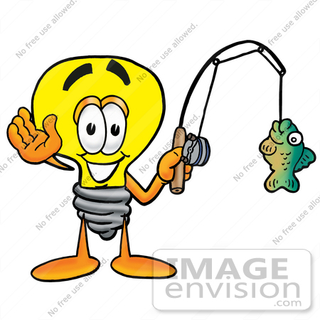 http://imageenvision.com/450/24378-clip-art-graphic-of-a-yellow-electric-lightbulb-cartoon-character-holding-a-fish-on-a-fishing-pole-by-toons4biz.jpg