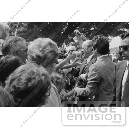 #2482 President Gerald Ford Shaking Hands With People by JVPD