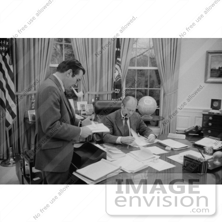 #2499 President Gerald Ford Meeting With Donald Rumsfeld by JVPD
