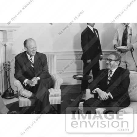 #2510 Gerald Ford and Henry Kissinger in the Roosevelt Room by JVPD