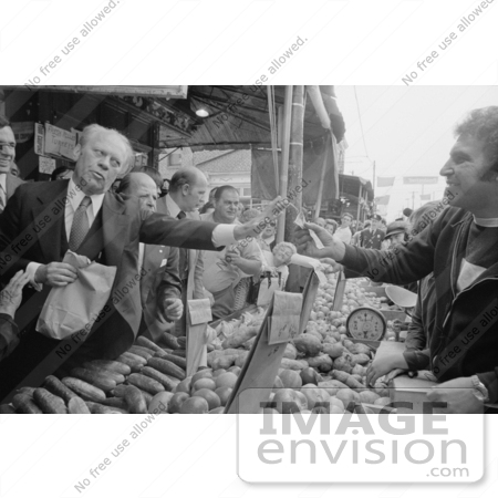 #2516 Gerald Ford at a Farmers Market by JVPD