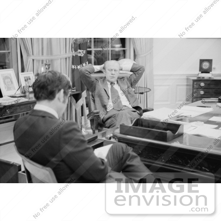 #2540 Gerald Ford Talking With Aide John Mashek by JVPD