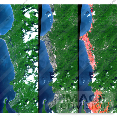 #2615 Tsunami Inundation, North of Phuket, Thailand by JVPD