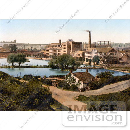 #26805 Stock Photography of the Factory of Burroughs Wellcome Chemical Works in Dartford, Kent, London, England, United Kingdom by JVPD