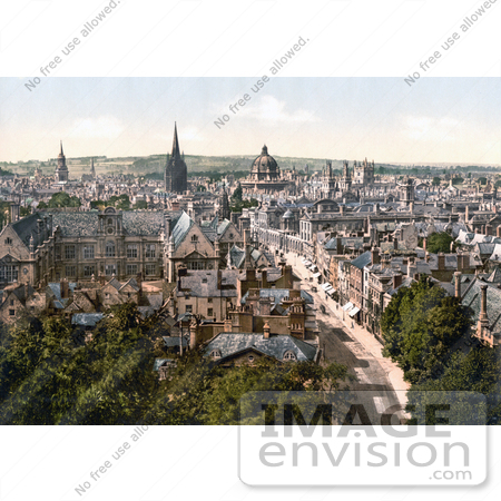#26927 Stock Photography of the Radcliffe Camera Near the High Street in Oxford Oxfordshire England by JVPD