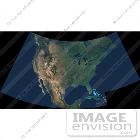 #2708 Natural Color Mosaic of North America by JVPD