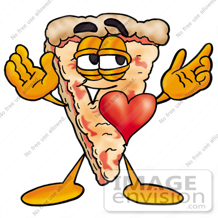 pizza in cartoon