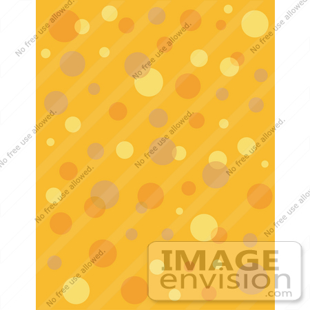 #29220 Royalty-free Cartoon Clip Art of a Retro Orange Background With Colorful Bubbles and Circles by Andy Nortnik