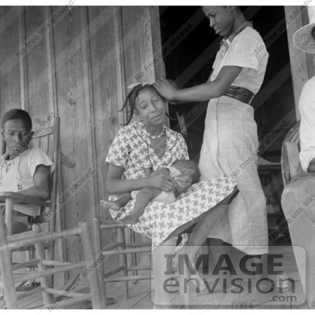 #2927 African American Women on a Porch by JVPD