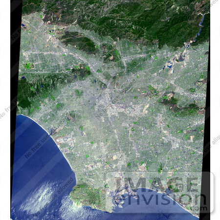 #3251 Los Angeles From Space by JVPD