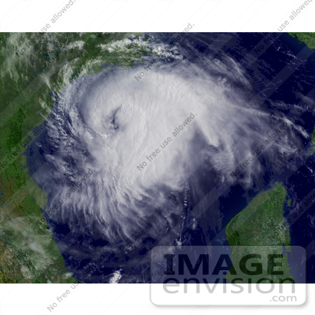 #33906 Stock Photo Of Hurricane Ike On September 12th 2008 by JVPD