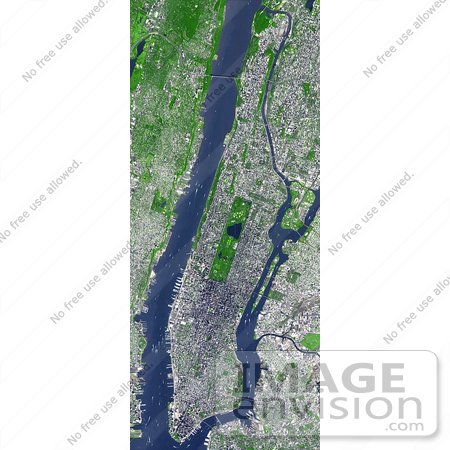 #3632 Manhattan From Space by JVPD