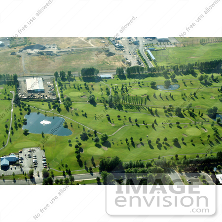 #364 Photograph of an Aerial View of a Golf Course, Medford, Oregon by Jamie Voetsch
