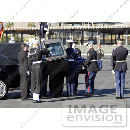 #3844 Armed Forces Honor Guard, Carrying Ford Casket by JVPD