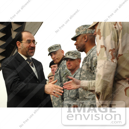 #3868 Iraqi Prime Minister Nouri al-Maliki Shaking Hands by JVPD