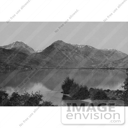 #40662 Stock Photo Of Upper Twin Lake And The Mountains In Colorado by JVPD