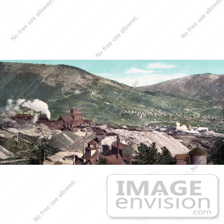 #40795 Stock Photo of The Gold Mine Cripple Creek Village In Colorado by JVPD