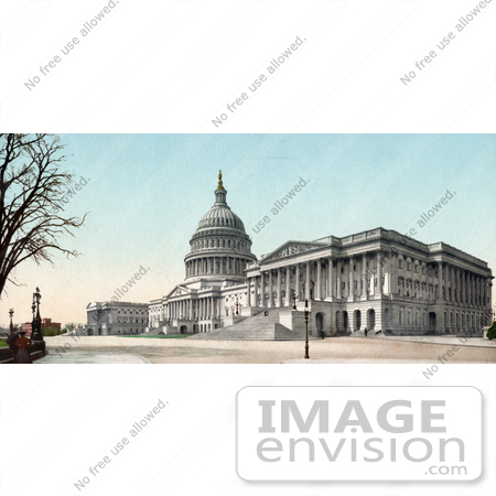 #40834 Stock Photo of The United States Capitol Building In Washington DC by JVPD
