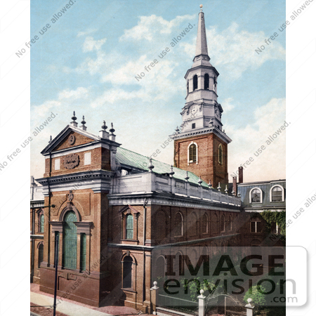 #40888 Stock Photo of Christ Church in Philadelphia, Pennsylvania by JVPD