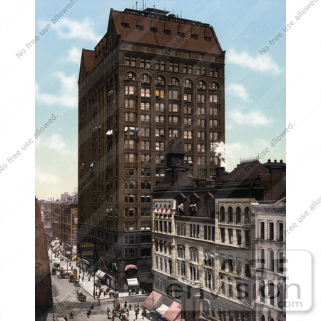 #40947 Stock Photo Of The Masonic Temple Building In Chicago, Illinois by JVPD