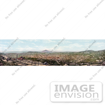 #40958 Stock Photo Of A Panoramic Cityscape Of Cripple Creek, Colorado by JVPD