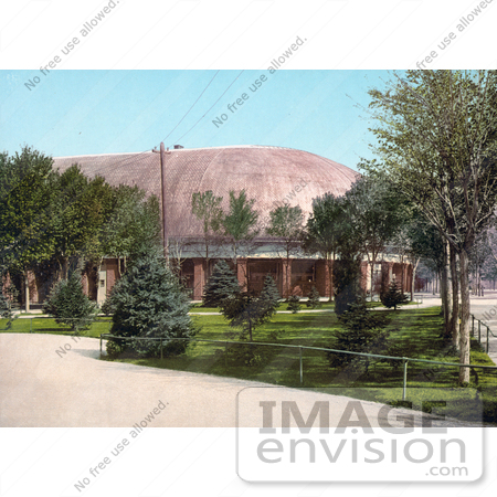 #41020 Stock Photo Of The Salt Lake Tabernacle In The Temple Square In Salt Lake City, Utah by JVPD