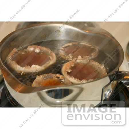#421 Photo of Mushrooms Boiling in Au Jus by Jamie Voetsch