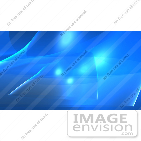 #44496 Royalty-Free (RF) Illustration of a Blue Wispy Wave Background - Version 1 by Julos