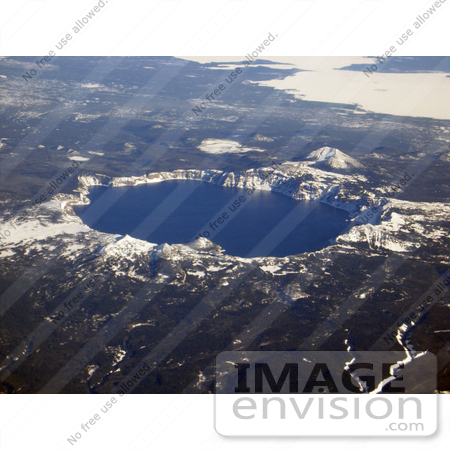 #4809 Crater Lake Aerial by JVPD