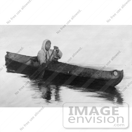 #4828 Eskimo in a Kayak by JVPD