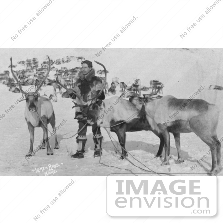 #4836 Man With Reindeer by JVPD